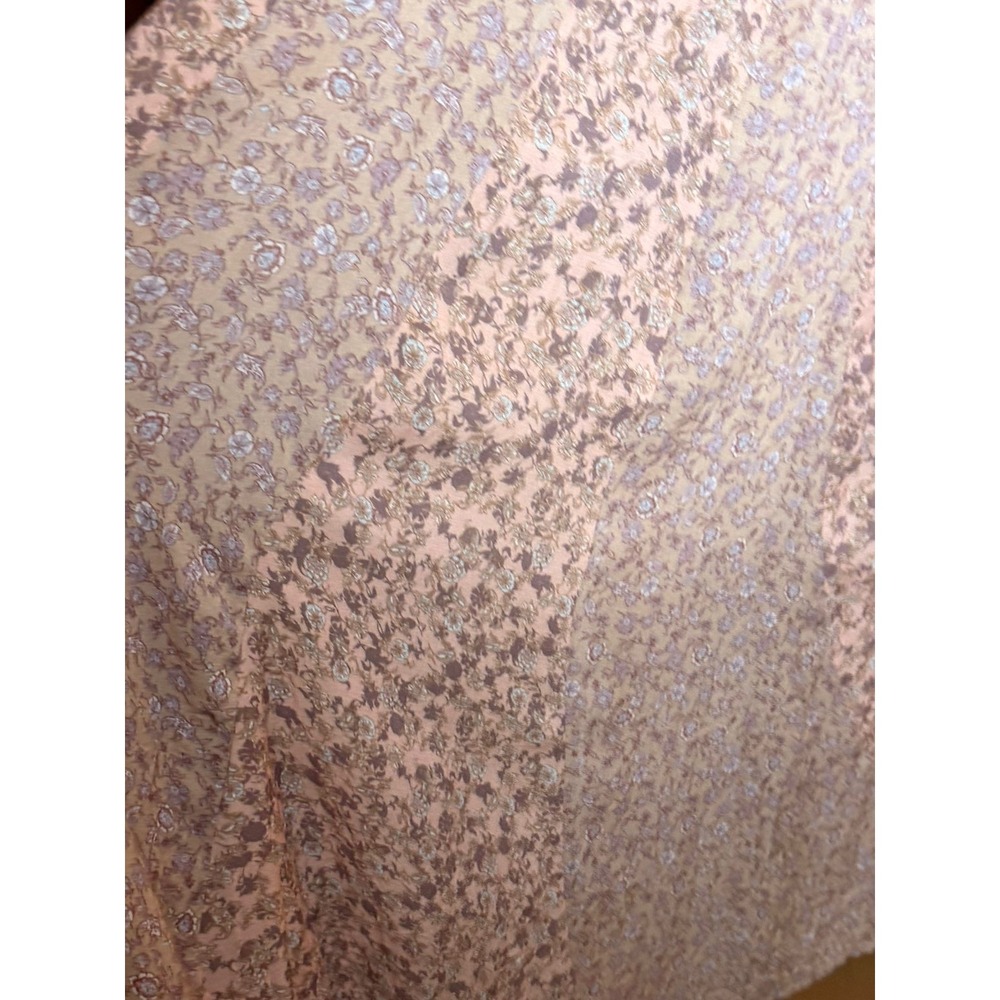 422. Free People Boho Floral Sequin Embellished Maxi Dress Pink Boho Open Back - Picture 6 of 8